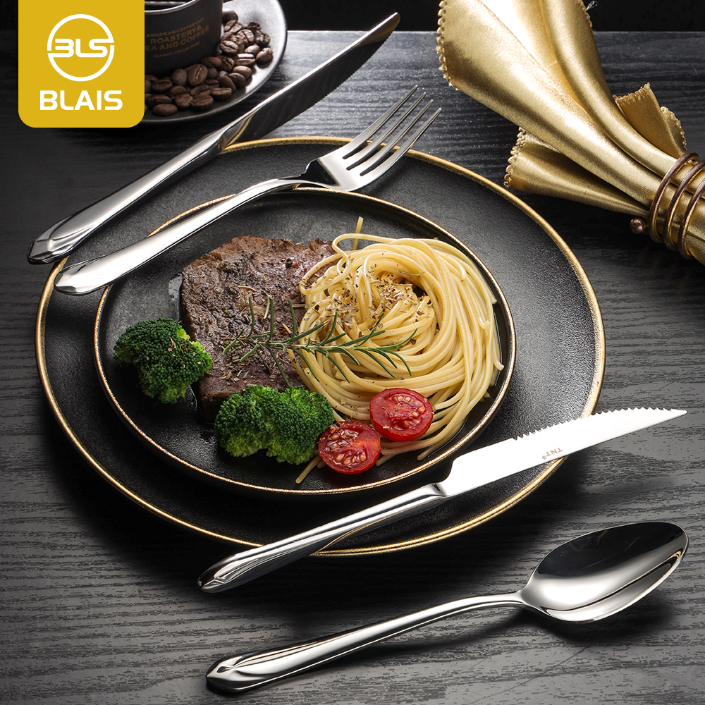 Rustic Silverware Vintage Elegant Classic Heavy Duty High Quality Flatware Silver Hotel ...